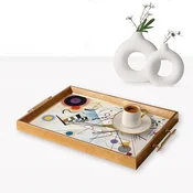 Aberto Design Poslužavnik TPEA9939 50 x 29 x 3.5 cm, Šareni