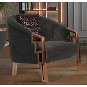 Casa Padrino luxury armchair brown/copper 80 x 80 x H. 90 cm - Living room armchair - Hotel armchair - Living room furniture - Hotel furniture - Luxury furniture - Luxury furnishings