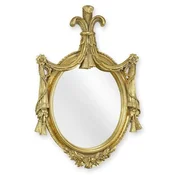 Casa Padrino baroque mirror gold 29.2 x H. 43.4 cm - Magnificent baroque style resin wall mirror - Baroque furniture - Noble & magnificent