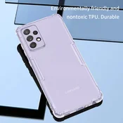 Nillkin silikonski ovitek NATURE za Samsung Galaxy A52 A525 - prozorno črn