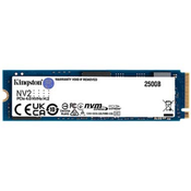 Kingston NV2 NVMe 250GB,R3000/W1300, M.2 2280