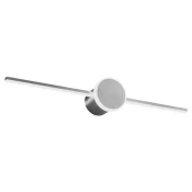 Kopalniška stenska svetilka LED okrogla krom 80cm APP847-1W