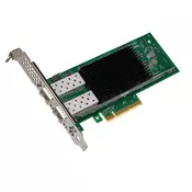 Intel INTEL Networking Adapter  2-port 25GbE SFP28 E810-XXVDA2 PCIe 4.0 LP Box (E810XXVDA2)