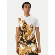Versace Jeans Couture Majica 80GAH6SB JS541 Bela Slim Fit