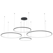 Milagro Milagro Saturno viseča LED svetilka, črna, 120 W