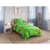 Bombažna posteljnina GIRAFFE zelena