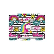 PP ovitek z zaponko A5, Magic Unicorn
