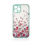 Ovitek Design za iPhone 12 Pro, cvetlični, svetlo moder