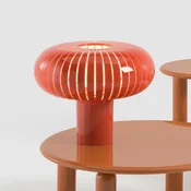 Kartell namizna svetilka Teresa Special Edition, oranžna, O 50 cm - Dnevna soba/jedilnica - Dizajn - Plastika