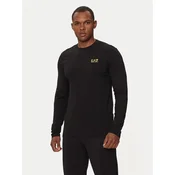 EA7 Emporio Armani Majica  zlato-rumena / črna