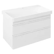 SITIA 2 predala Vanity Unit 75,6x50x44,2cm, bela mat - Bela mat barva - 75,6x50x44,2 cm - Sapho - SITIA - 24 - MDF/laminat - 756 - 500 - 442 - 14