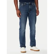 Tommy Hilfiger Jeans hlače Denton MW0MW44346 Modra Straight Fit