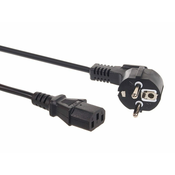 Maclean maclean napajalni kabel, 3-pinski, iec c13, eu vtič, 1,5 m, mctv-691