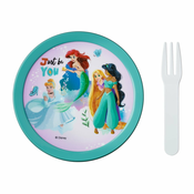 Otroška posoda za malico z vilico Disney princess – Mepal