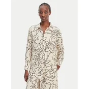 Seafolly Srajca Hothouse Flowers 55648-TO Écru Relaxed Fit