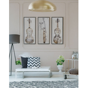 WALLXPERT Dekorativna uramljena MDF slika (3 komada) Artsmdfdkset2