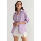 Trendyol Bluza rumena / majnica / bela