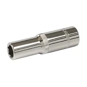 Silverline Ključ vtičnice 12 mm 1/2 HEX dolga srebrna črta