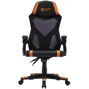 Gaming stolica Canyon - Flow MCH01 Mesh, crna/narančasta