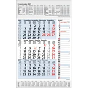 3-Monats-Planer Combi Blau 2027