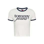 Tommy Jeans Majica mornarska/bela