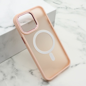 Futrola Silky Magsafe za iPhone 14 Pro Max/ roze