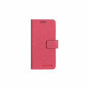 SWISSTEN preklopni etui za mobitel, velicina L, 148 x 71mm, tekstil, crvena