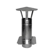 Prezračevalni dimnik s pocinkano ploščo 130 mm