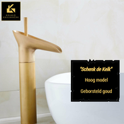 Kranig Kraanwerk Dizajnerska kopalniška pipa | Topla + hladna voda | Nalijte kelih | Visok + nizek model, (21670318)