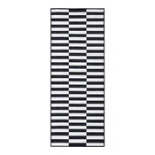 Črno-bel tekač 80x200 cm Viela – Hanse Home
