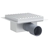 vidaXL vidaXL 2 v 1 odtočna naprava srebrna 15 x 15 cm Nerjaveče jeklo 304, (5000112460)