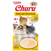 shumee INABA CIAO CHURU piščanec s sirom 4x14g (EU107)