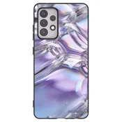Silikonski črni ovitek za Samsung Galaxy A52 5G A525F - Iridescent bubbles