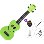 Mahalo U-SMILE SET Green Soprano ukulele