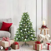vidaXL vidaXL Umestno božično drevo med 150 LED Zelena 120 cm PE in PVC, (5000067378)