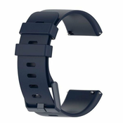 BStrap Fitbit Versa/Versa 2 Silicone (Large) pašček, Dark Blue