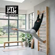 PTCsport Švedske ljestve 230 × 80 cm | 200 kg nosivost | 13 precki | Savršen balans visine i stabilnosti