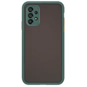 Silikonski ovitek s trdim zadnjim delom za Samsung Galaxy A13 LTE A135 - zelen