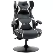 Homestar Gaming stol 69x73x112-118 cm Bela