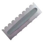 BRUNBESTE Slaščičarski glavnik, strukturni, za ometanje tort, 22 cm, lopatica, lopatica, strgalo, tip 5