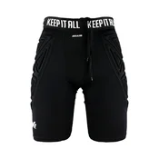 KEEPERsport Športne hlače neonsko rumena/črna/bela