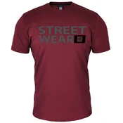 Muška majica kratkih rukava Street wear 011 Sepia, Bordo