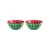 Guzzini Set Cinija Le Murrine, 300 ml, 2 komada, Zeleni