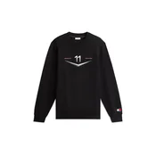 TOMMY HILFIGER Majica TH X CF1 siva/rdeča/črna/bela
