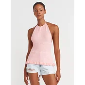 Dilvin Bluza Blusen rosé