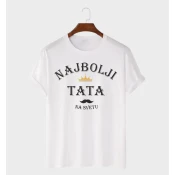 MAFIMI Muška majici Najbolji tata, Crna