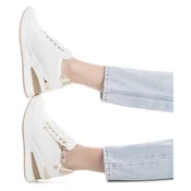 Xti za ženske. 14307103-BLANCO Trenerji 143071 white (41), Bela, 3 do 5 cm, Zip, Priložnostno