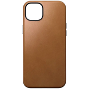 Nomad Modern Leather Case, english tan - iPhone 15 Plus (NM01611585)