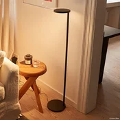Flos Architectural FLOS Oblique Floor LED-stojna svetilka, 927, antracit - Dnevna soba/jedilnica - antracit mat - Kovina