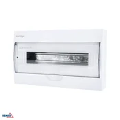 Schelinger Nadometna razdelilna omarica IP40 s sponkami N in PE, 1x18 modulov BM-A80-RDN-IP40-NPE-18P